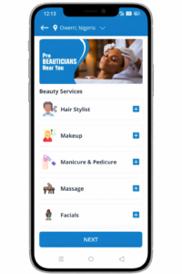 Book vetted home barbers, hair stylists, and makeup artists directly to your home